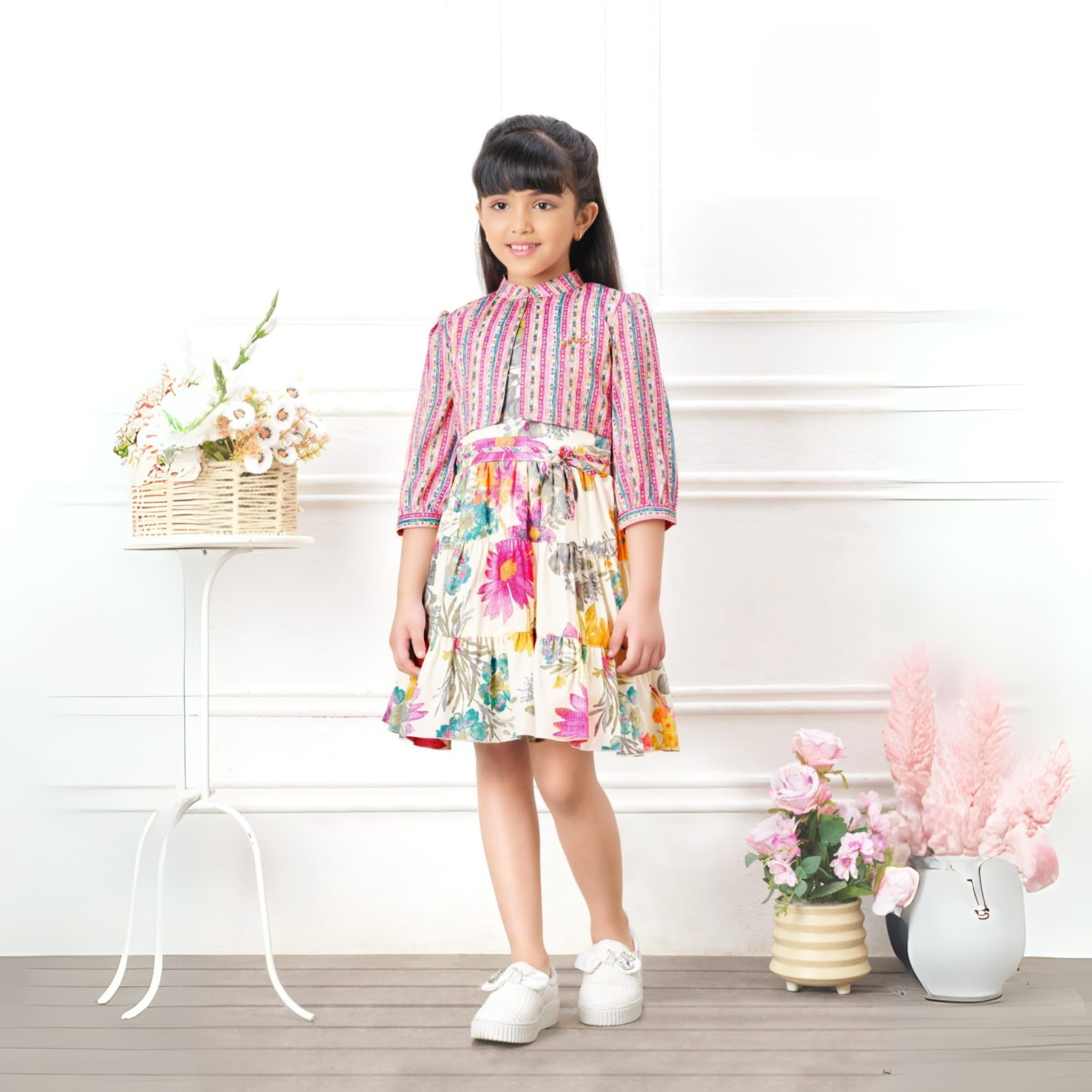 size 18 fit and flare dresses On the Town Fitted Flare Midi Dress main image 0