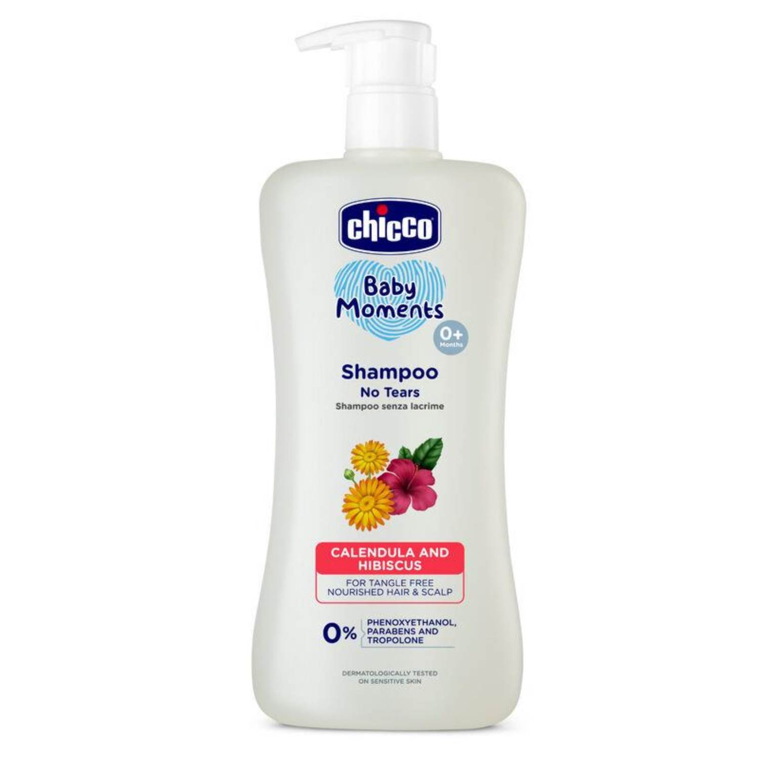 Chicco Baby Moments Shampoo for Tear-Free Bath times, New Advanced formula  with Natural Ingredients, Suitable for baby's :: SMILE BABY