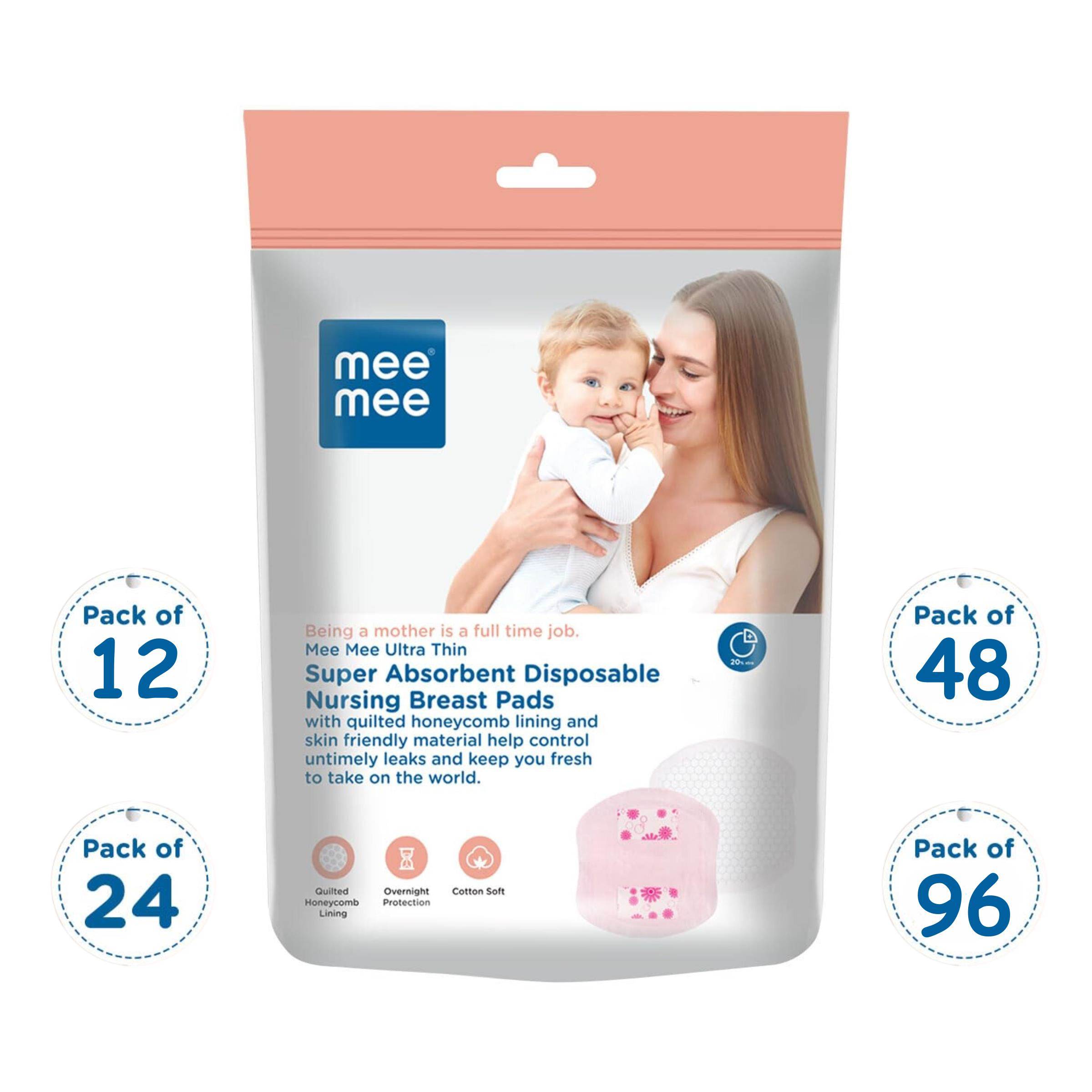 Mee Mee Ultra Thin Disposable Nursing Breast Pads :: SMILE BABY