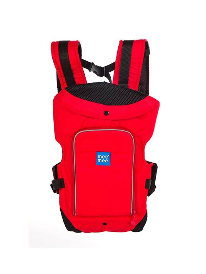 Mee Mee Light Weight Baby Carrier (Baby Carrier, Red Black)