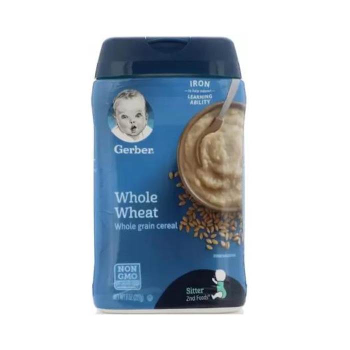 Gerber Baby Food Cereal Whole Wheat, Whole Grain 8 oz (227 g)