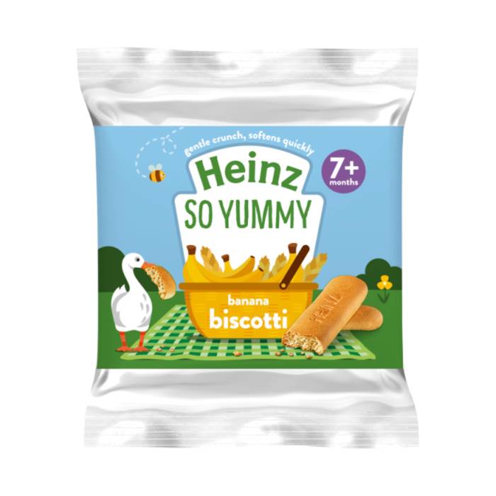 HEINZ Baby Food Banana Biscotti Snack - 60g 