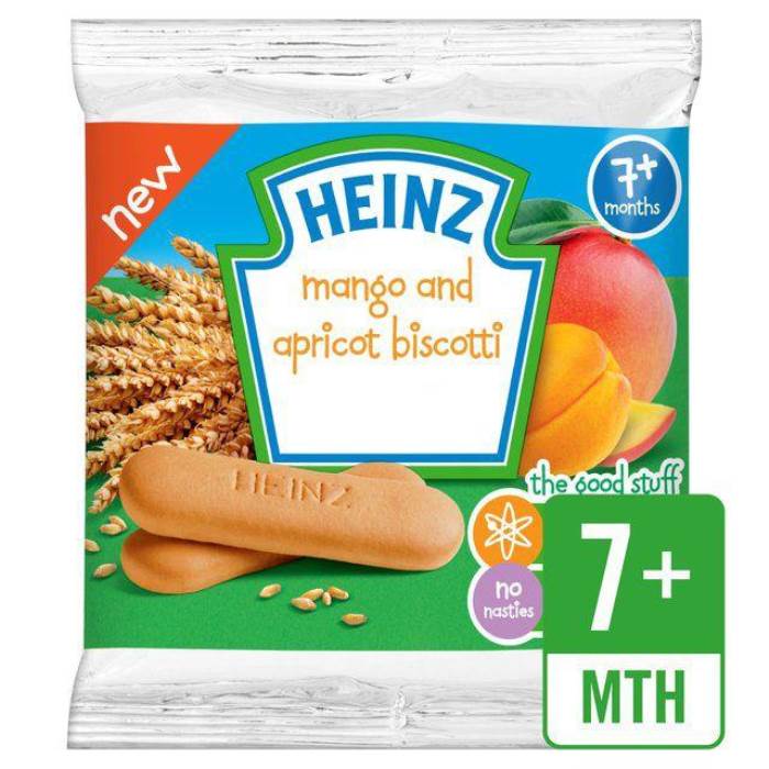 Heinz Baby Food Apricot Mango, Cookies 60 gm
