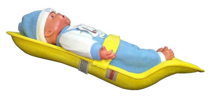 HOOPA Infant Carrier, Yellow | Feeding Pillow | Infant Carrier | Baby Carrier, Reclined Carrier