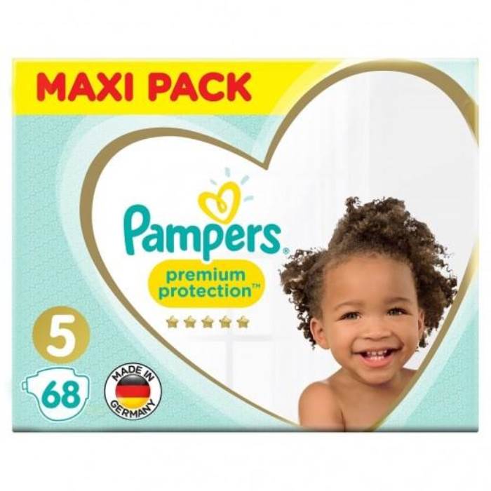 Pampers Premium Protection Diapers, Size 5, Value Pack – 11-16 kg