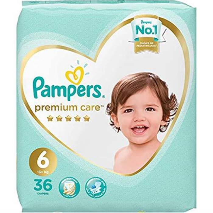 Pampers Premium Protection Diapers, Size 6, Value Pack 16+ kg