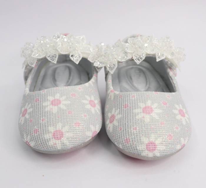 OH PAIR! GIRLS PARTY WEAR BELLIES 158-1/SILVER