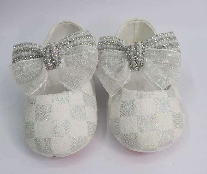 OH PAIR! GIRLS PARTY WEAR BELLIES 178-1/WHITE