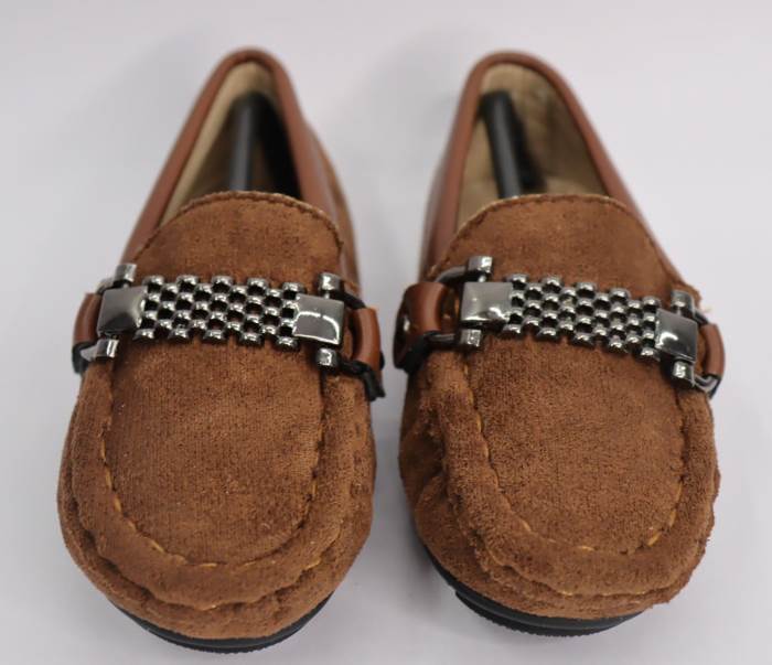 OH PAIR! BOYS FORMAL LOAFERS HC022-1 BROWN
