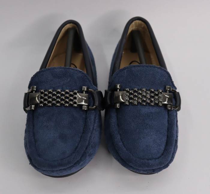 OH PAIR! BOYS FORMAL LOAFERS HC022-1 NAVY