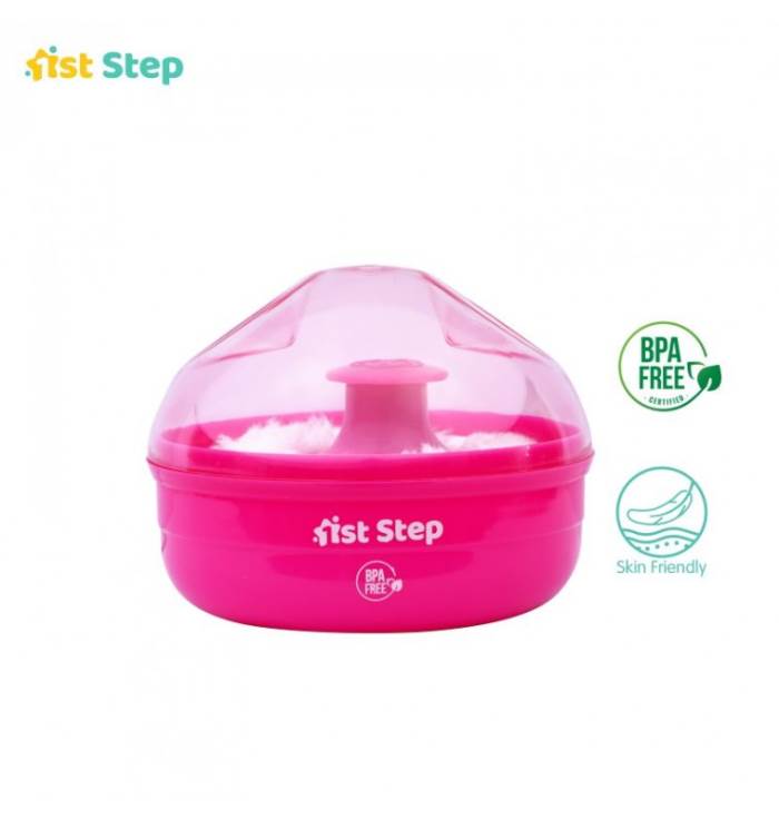 1st Step Refill Powder Puff With Container - Pink