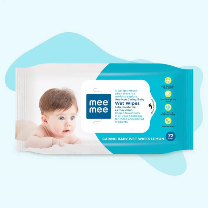 Mee Mee Caring Baby Wet Wipes With Aloe Vera