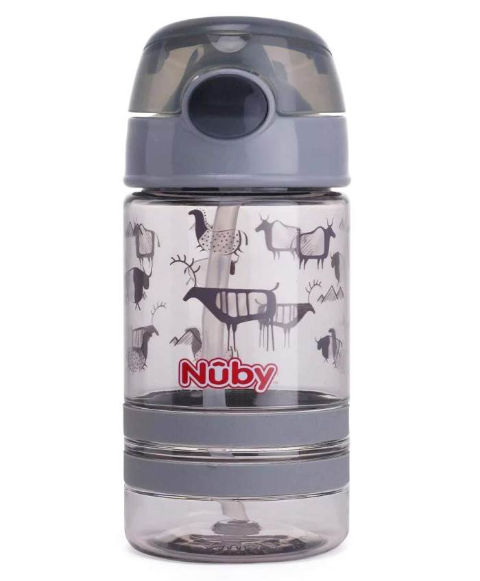 Nuby Flip It Active Sipper W/Thin Straw 360ml