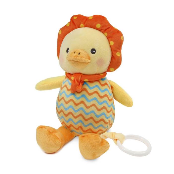 SMILE BABY DUCK SOFT PLUSH MUSIC TOY (SNTY55-C) YELLOW