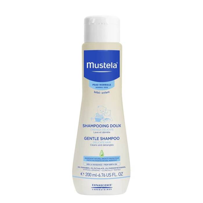 Mustela Gentle Baby Shampoo, White, 200ml