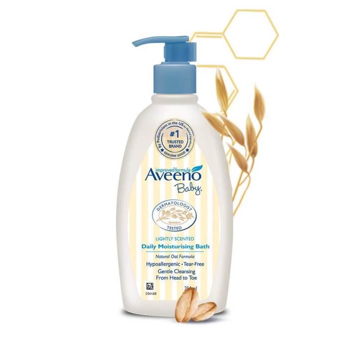 Aveeno Baby Daily Moisturising Bath for Delicate Skin Cream (354ml)