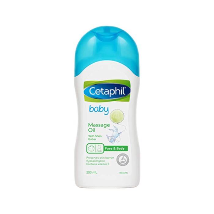 Cetaphil Baby Massage Oil, 200 ml, White
