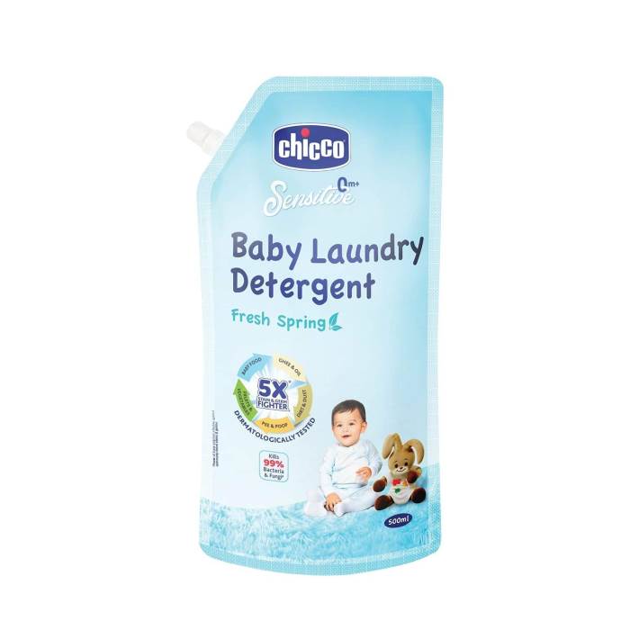 Chicco Baby Liquid Laundry Detergent, 5X Stain & Germ Fighter, Kills 99% of Germs, Dermatologically Tested.