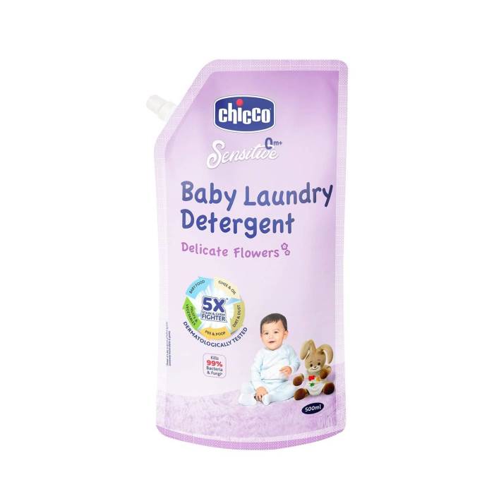 Chicco Baby Liquid Laundry Detergent, 5X Stain & Germ Fighter, Kills 99% of Germs, Dermatologically Tested.