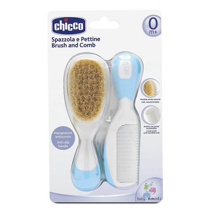 CHICCO Brush And Comb (Light Blue)