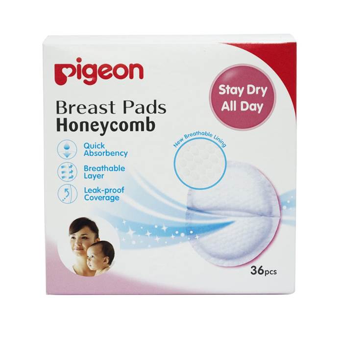 Pigeon Breast Pads Honeycomb - 36 Pieces