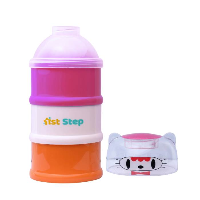 1st Step BPA Free 3 Tier Multi-Purpose Milk Powder and Food Storage Container