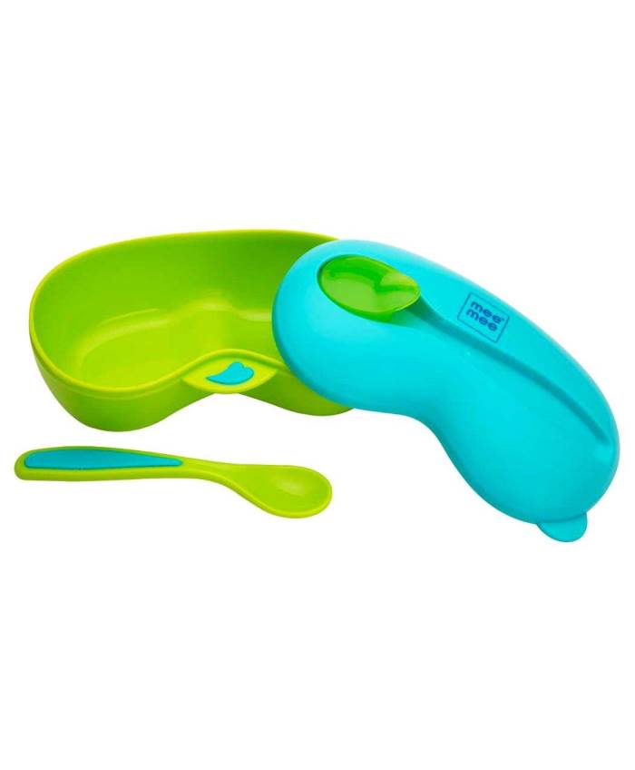 Mee Mee Air Tight Feeding Bowl With Spoon 