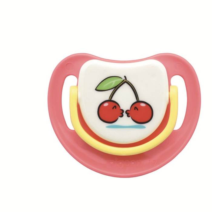 Pigeon SILICONE PACIFIER STEP 3, CHERRY