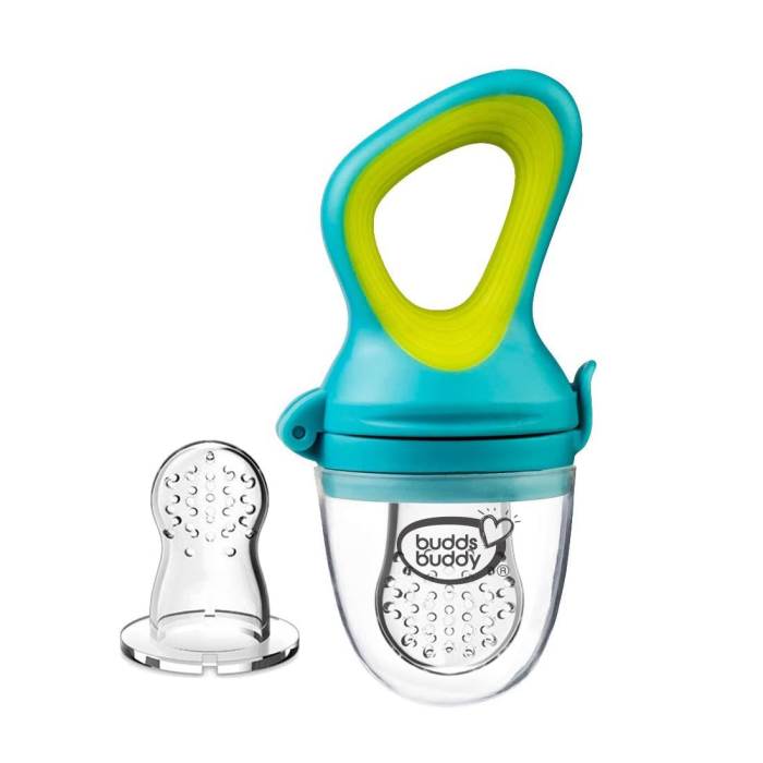 Silicone Fresh Fruit Nibbler for Babies (Blue)