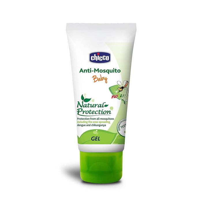 Chicco Anti-Mosquito Gel for Babies, Protects Against Dengue, Malaria and Chikungunya, DEET Free, Dermatologically Teste