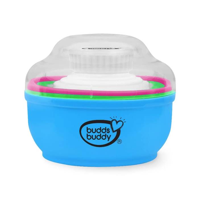 Buddsbuddy LOBO Powder Puff With Storage Case (Blue)