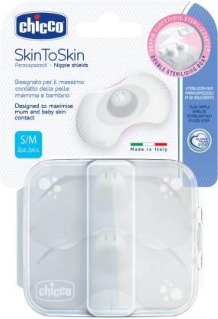 Chicco Skin To Skin Silicone Nipple Shield (2PCS)