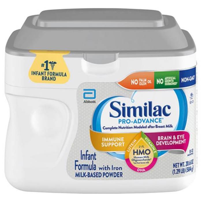 SIMILAC Pro-Advance Infant Formula (HMO) (Non-GMO) - 964G (34oz) (USA)  (964 g, Upto 12 Months)