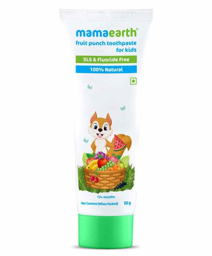Mamaearth Kids Toothpaste 50 Gm(Mix fruits)