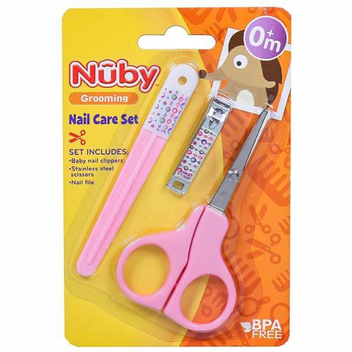 Nuby Grooming Nail Care Set - Pink