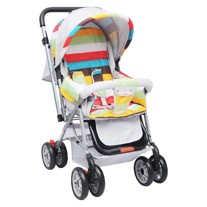 R for Rabbit Lollipop Lite Colorful Stroller & Pram with Easy Fold for Newborn Baby, Kids of 0 to 3 Years (Multi Color)