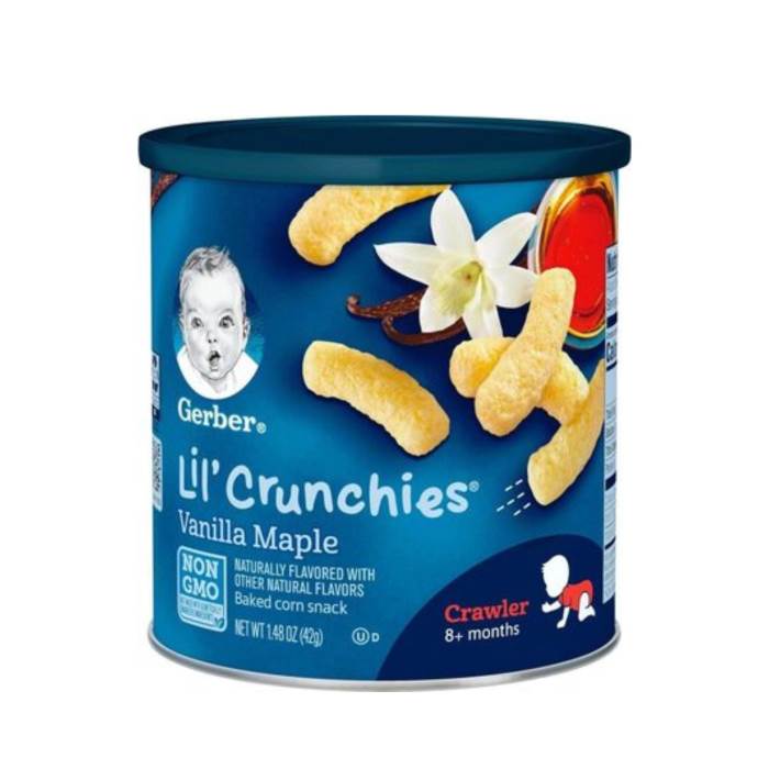 Gerber Baby Food Graduates Lil Crunchies, Vanilla Maple 