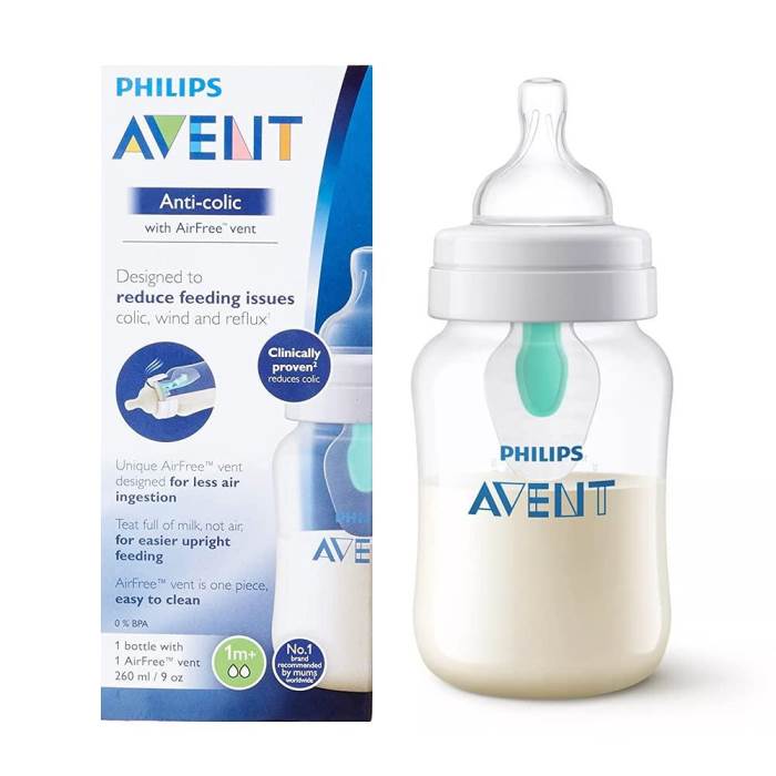 Philips Avent Anti-Colic With AirFree Vent - 260 ml  (Translucent)