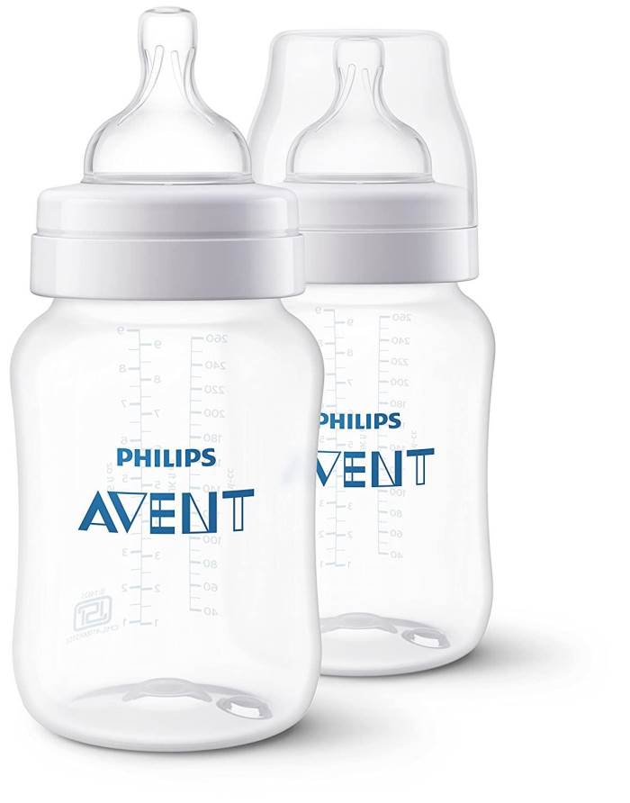 Philips Avent Anti Colic Bottle 260ml Twin Pack Translucent (White)