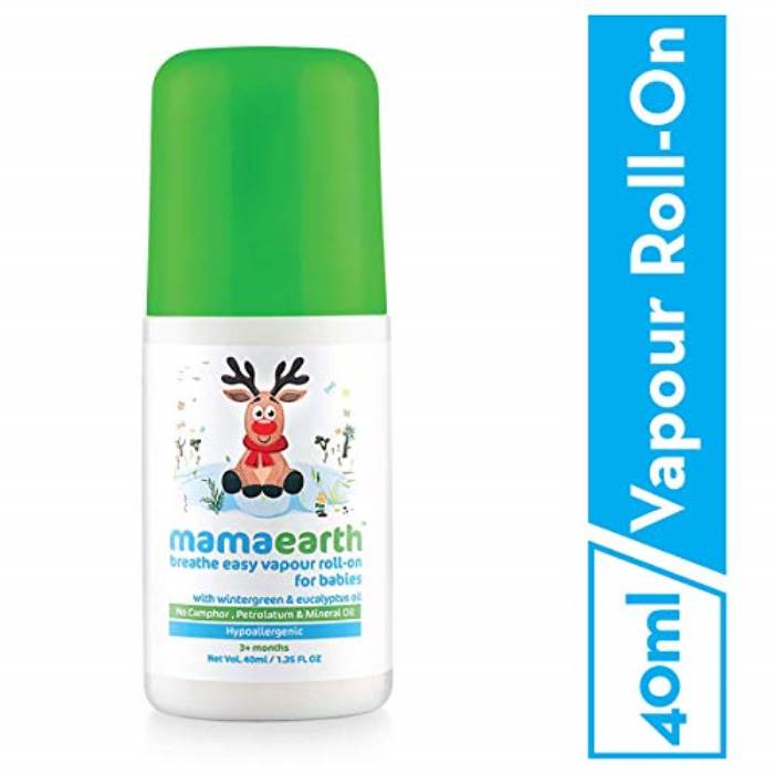 Mamaearth Natural Breathe Easy Vapour Roll-On - 40 ml