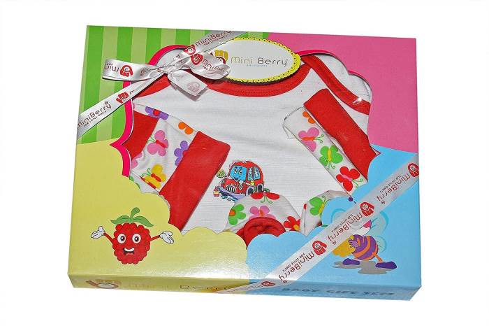 Baby Station Mini Berry Gift Set-6 Pcs New Born 