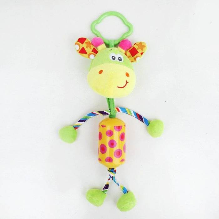 Smile Baby Deer Green Hanging Musical Toy / Wind Chime Soft Rattle