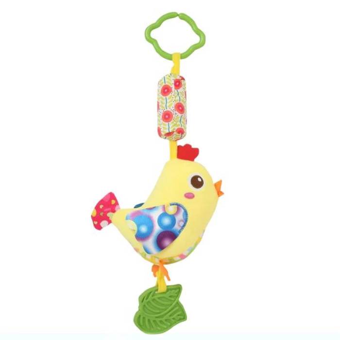 Smile Baby Baby Crib & Stroller Plush Playing Toy Car Hanging Rattles (CHICK)