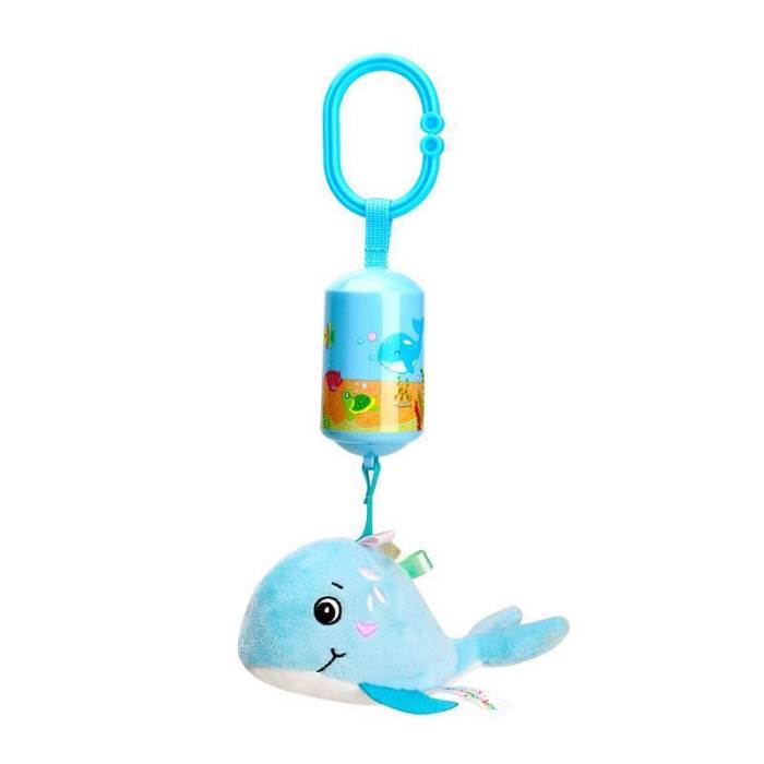 Smile Baby Dolphin Blue Hanging Musical Toy / Wind Chime Soft Rattle
