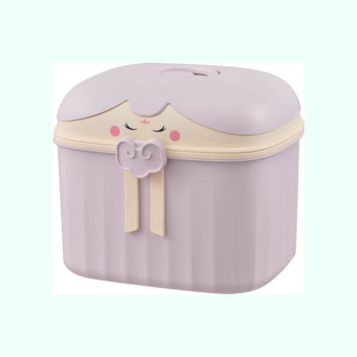 Plastic Storage Box Crafts Organizer Cute Design Sewing Box With Removable  Tray Art Storage Box With Handle SF-310/BLUE :: SMILE BABY