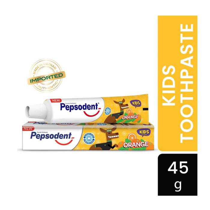 Pepsodent Kids Toothpaste Orange - 45 gm