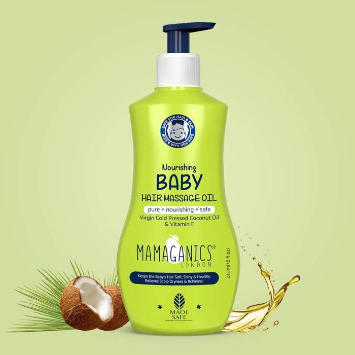 Mamaganics Nourishing Hair Massage Oil for Baby