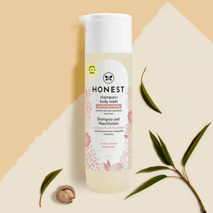The Honest Company Gently Nourishing Shampoo & Body Wash, Sweet Almond 