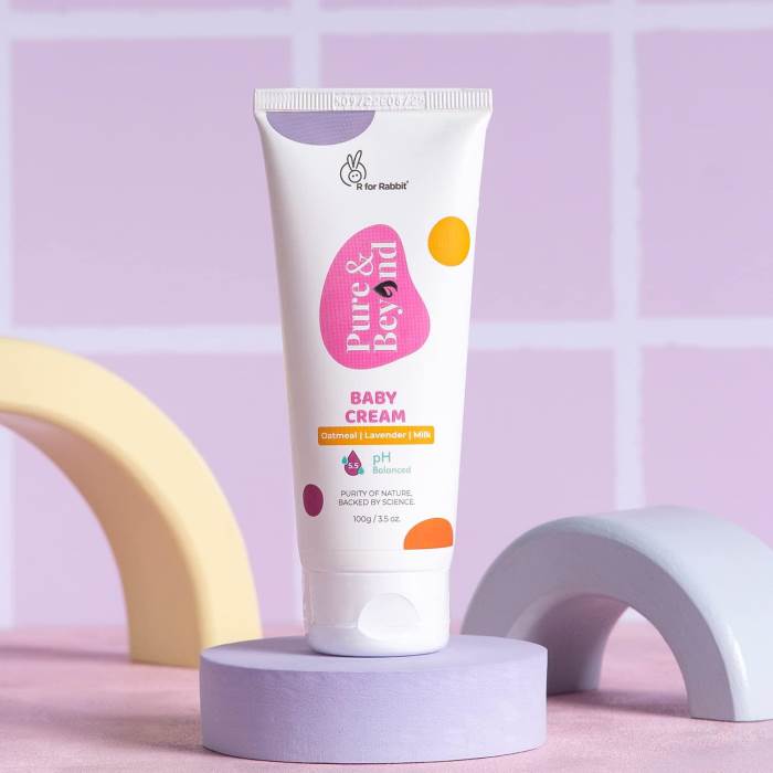 R for Rabbit Baby Cream Pure & Beyond for Kids, Face & Skin, Oatmeal, Lavender & Milk Moisturizer
