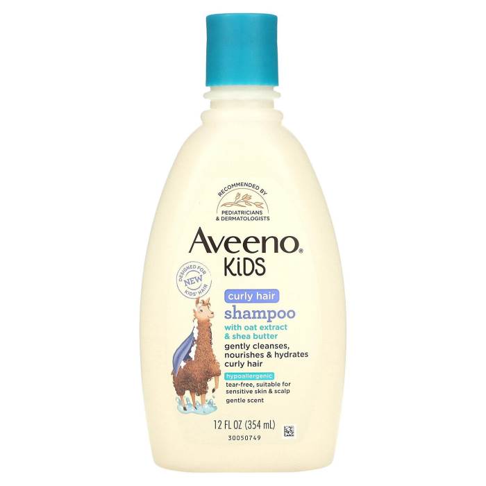 Aveeno, Kids, Curly Hair Shampoo with Oat Extract & Shea Butter, 12 fl oz (354 ml)